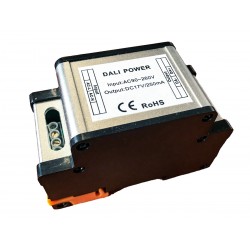 DALI Power Supply Alimentatore Trasformatore DALI DC17V 250mA Attacco Guida Rotaia DIN DL101