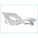 Carcassa Ghiera Bianco Quadrata con Cornice Supporto Porta Faretto Incasso Orientabile