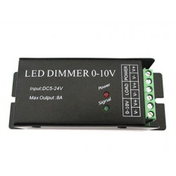Led Dimmer Con Segnale 0-10V o Con Potenziometro 12V 24V 8A Per Striscia Led DM010